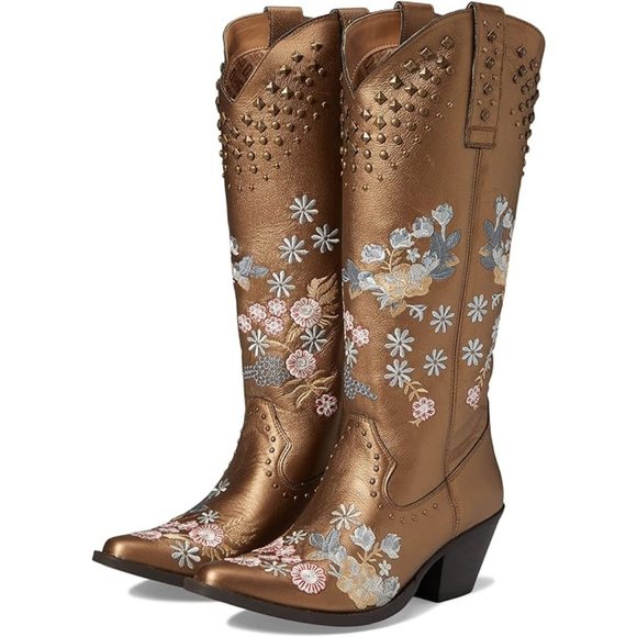 dingo Shoes - Dingo cowboy boots Women's, Poppy Boot. Size 9 REAL Leather